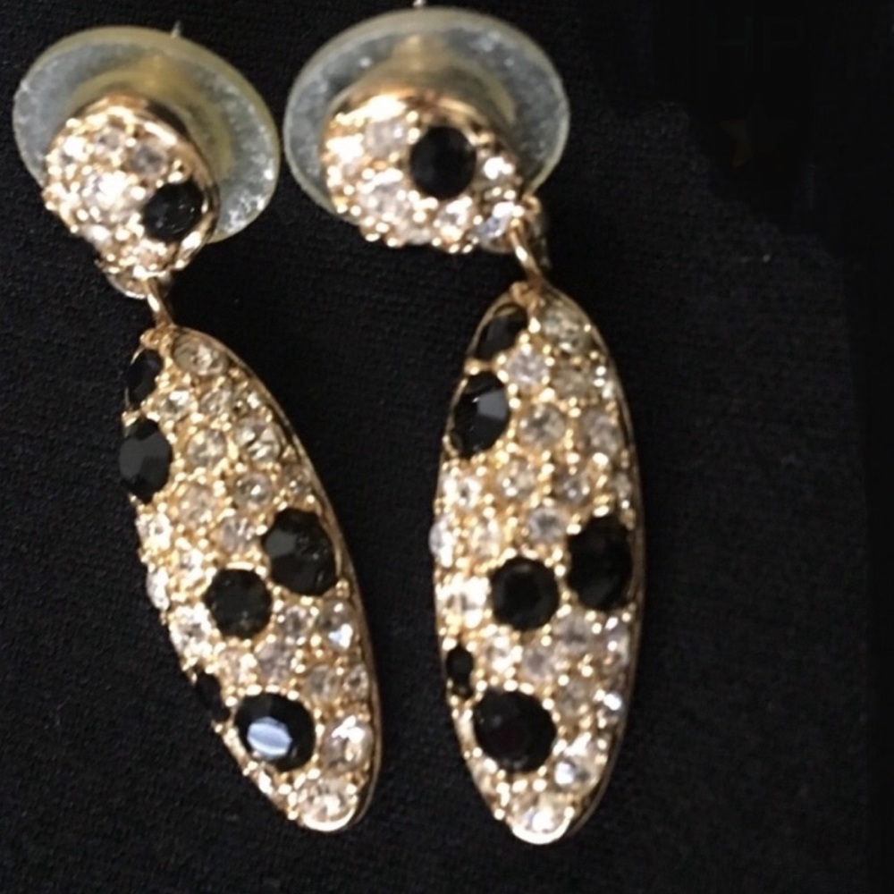 TeArdr0p DiAm0nD CrusTeD GoLd PlaTeD EaRniNgs OnyX π©βοΈ - Picture 1 of 9